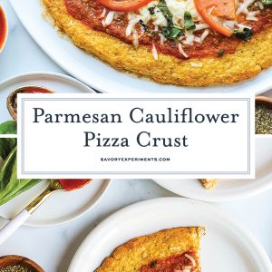 cauliflower pizza crust for pinterest