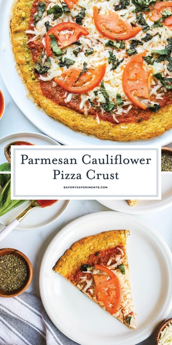 parmesan cauliflower pizza crust for pinterest 