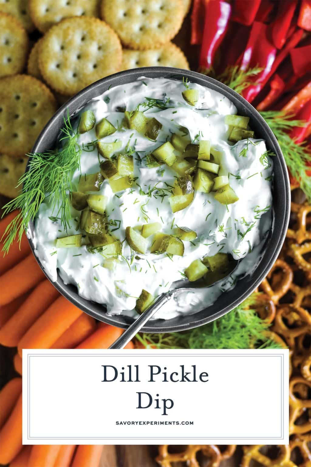 EASY Dill Pickle Dip Recipe Less Than 10 Ingredients and 5 Minutes!