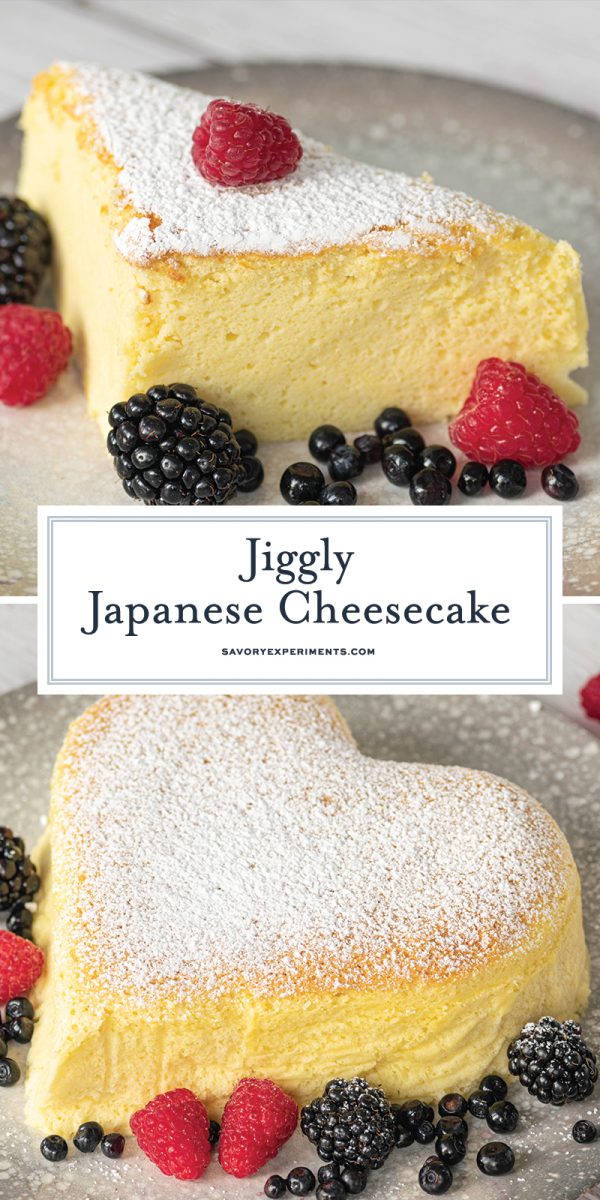 Japanese cheesecake for pinterest 