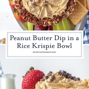 peanut dip for pinterest