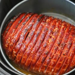 sliced ham in air fryer