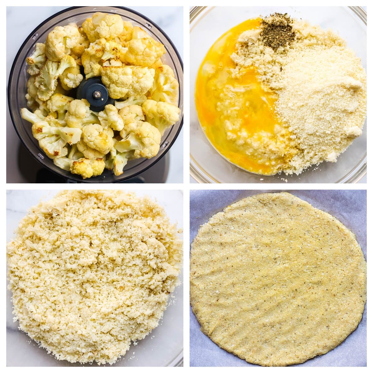 how to make a cauliflower pizza crust 