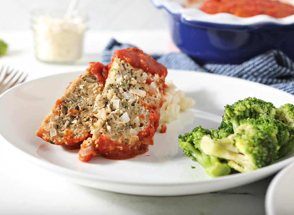 slices of chicken meatloaf 