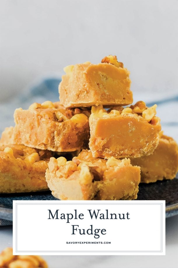 Easy maple fudge recipe less than 10 ingredients and 1 hour 