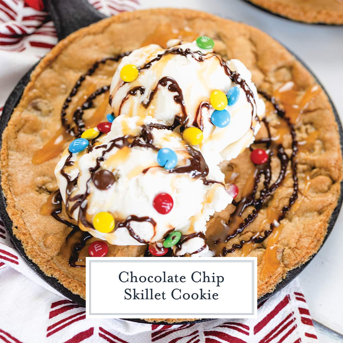 Chocolate Chip Skillet Cookie Recipe (With Video and Step by Step)