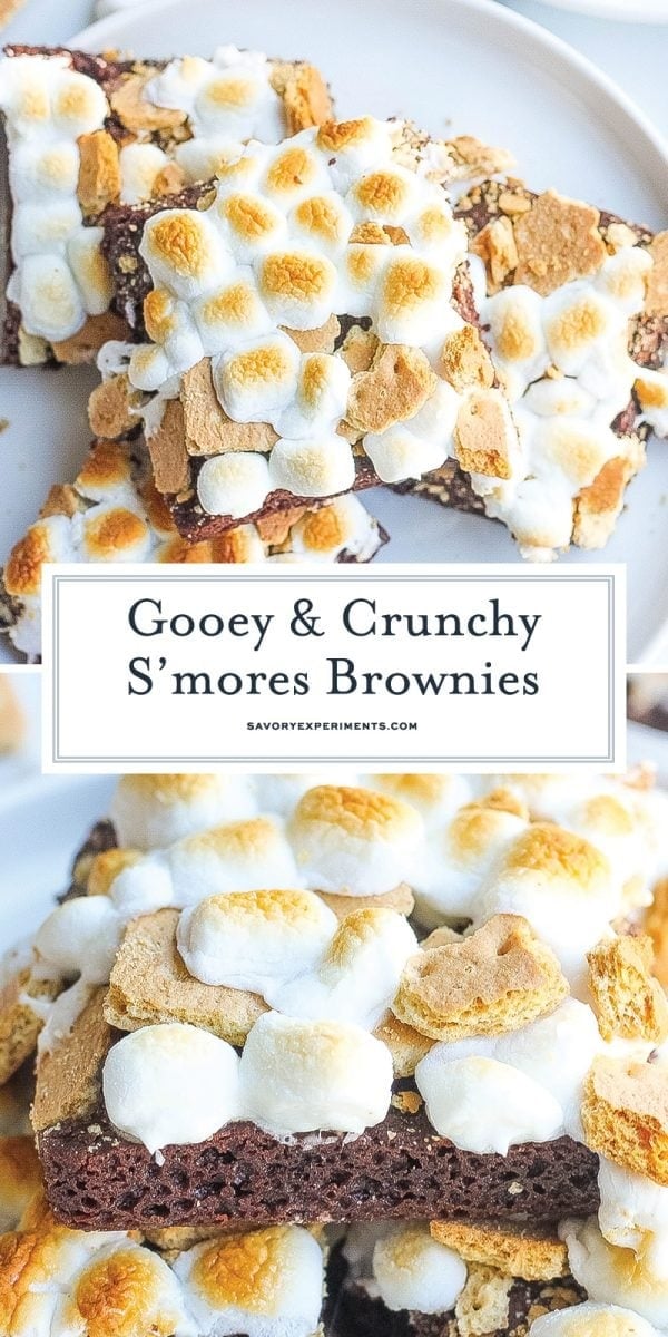 smore's brownie recipe for pinterest 