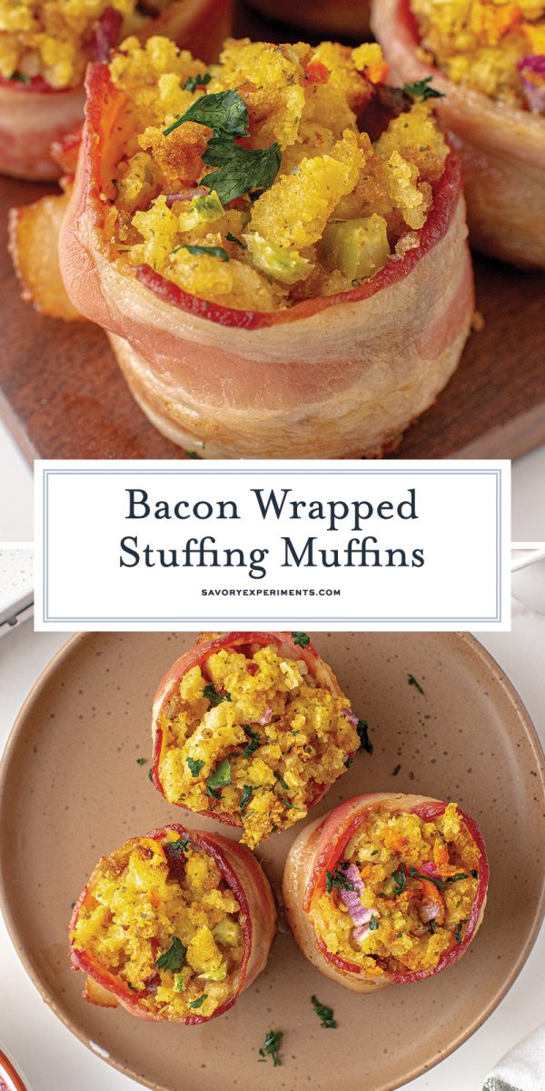 bacon wrapped muffins for pinterest 