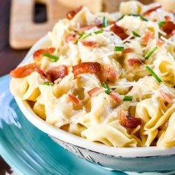 tortellini al forno in a bowl