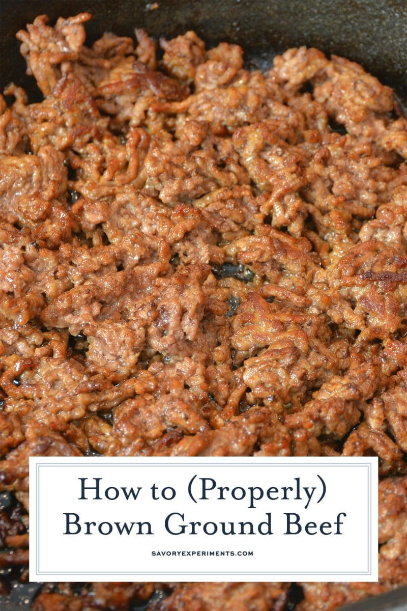 How To Brown Ground Beef For All Recipes - All Things Mamma