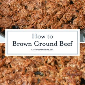 how to brown ground beef for pinterest
