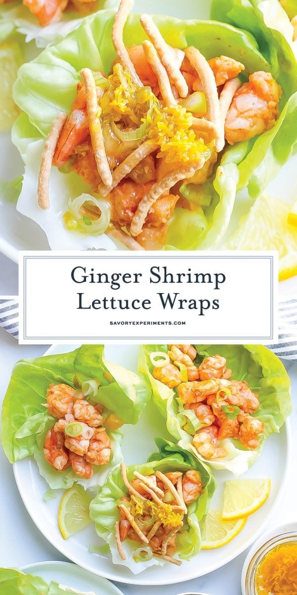 ginger shrimp lettuce wraps for pinterest 