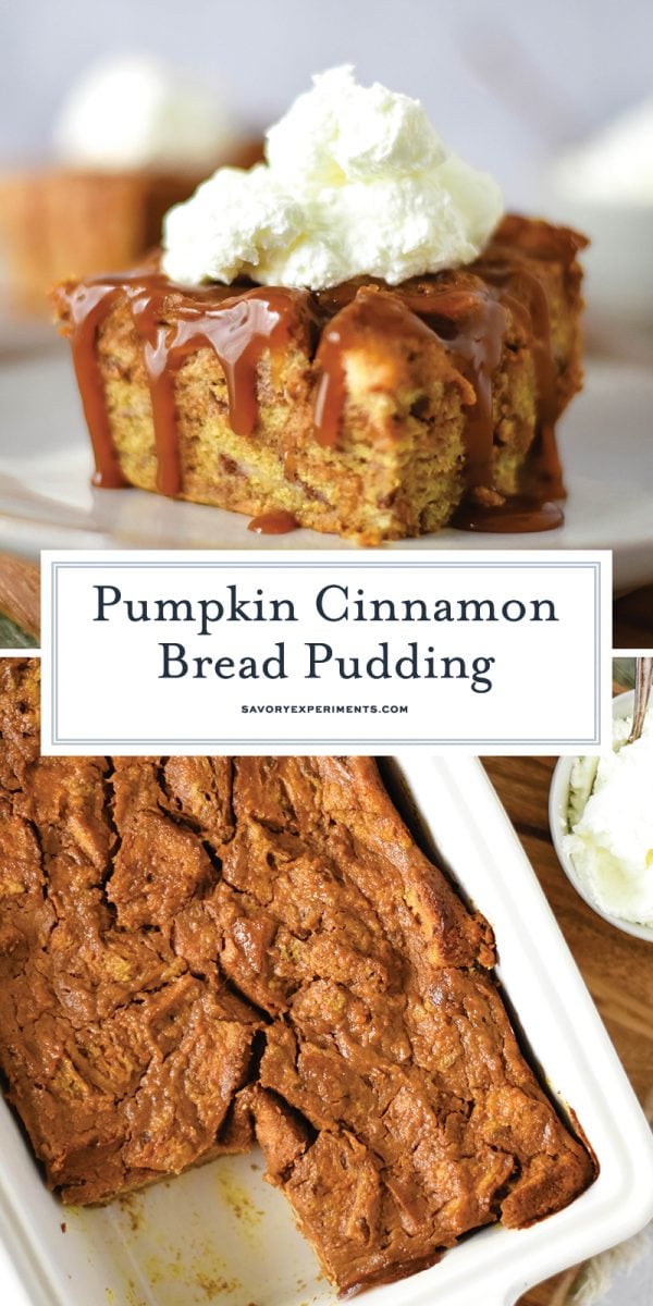 pumpkin cinnamon bread pudding recipe for pinterest 