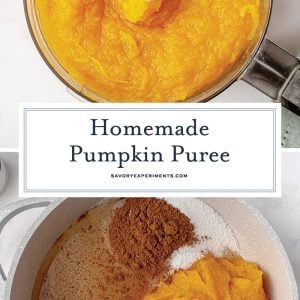 recipe for homemade pumpkin puree for pinterest