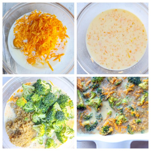 Broccoli Quinoa Casserole {Healthier Broccoli Casserole Recipe}