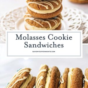 molasses cookie sandwich recipe for pinterest