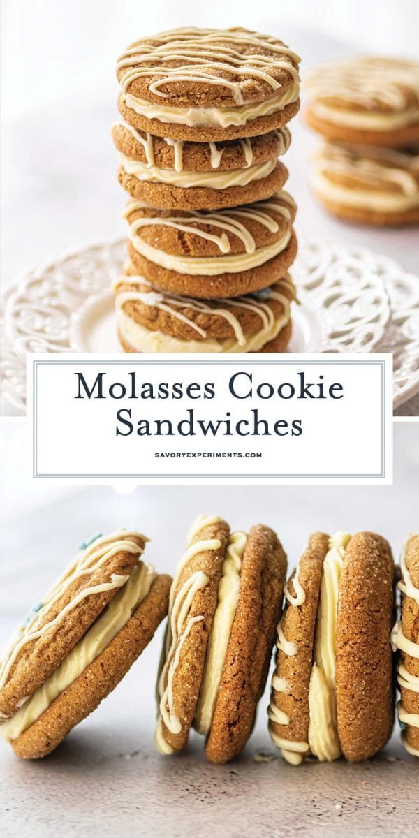 molasses cookie sandwich recipe for pinterest 
