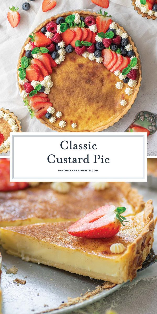 custard pie recipe for pinterest