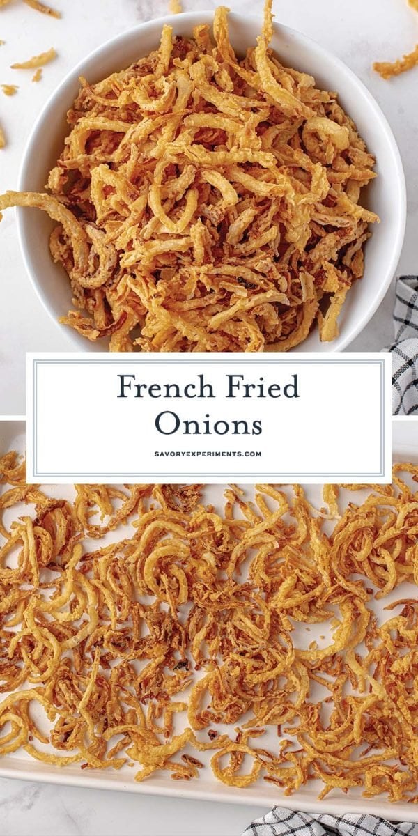 Copycat French's Fried Onions From Scratch - Served From Scratch