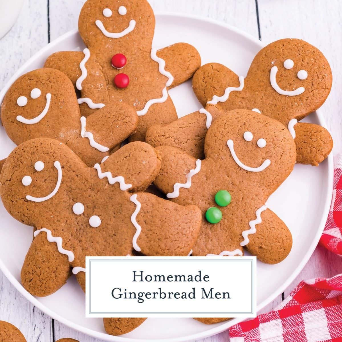 gingerbread cookies on a serving plate 