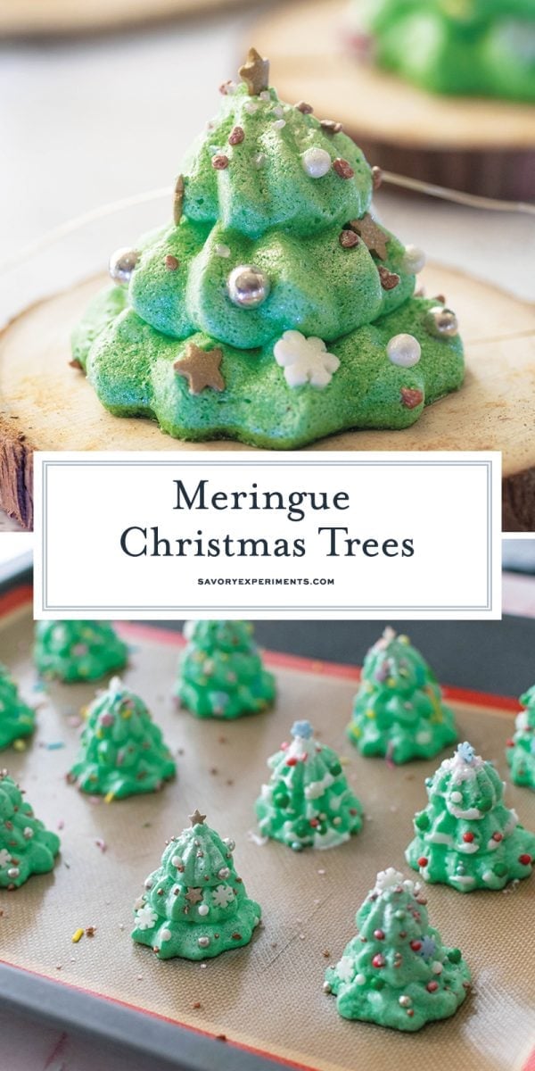 christmas tree meringue recipe for pinterest 