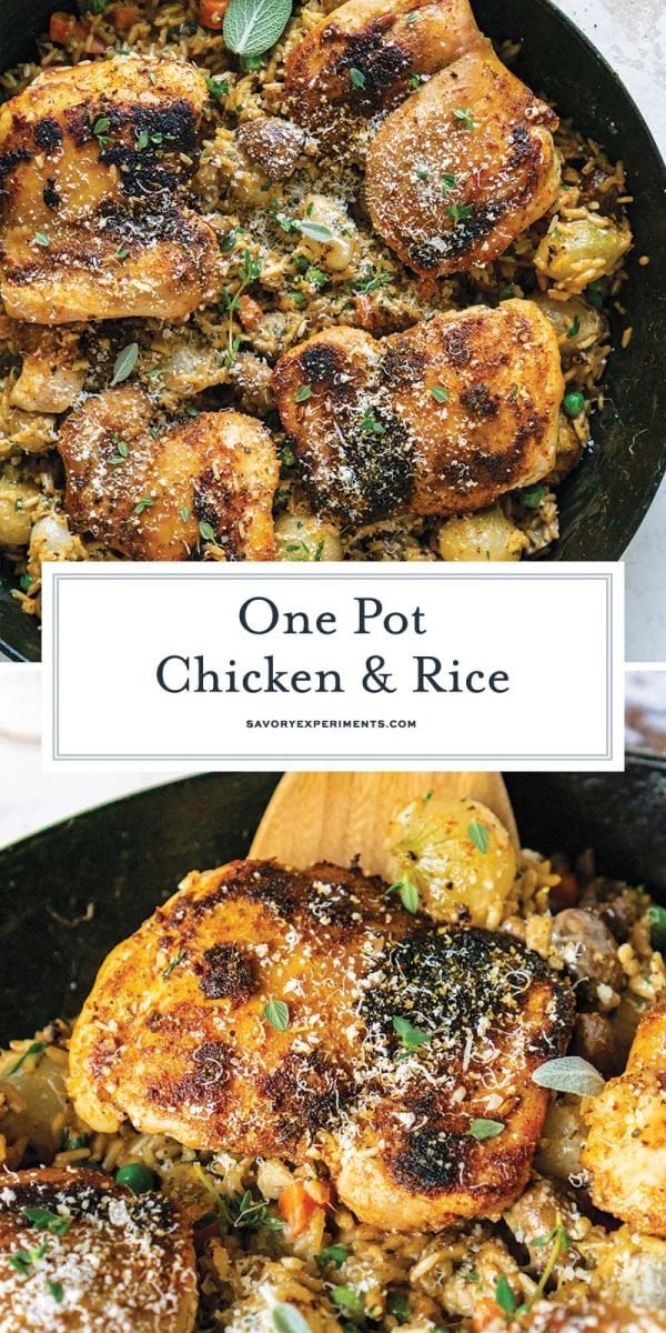 one pot chicken and rice recipe for pinterest 
