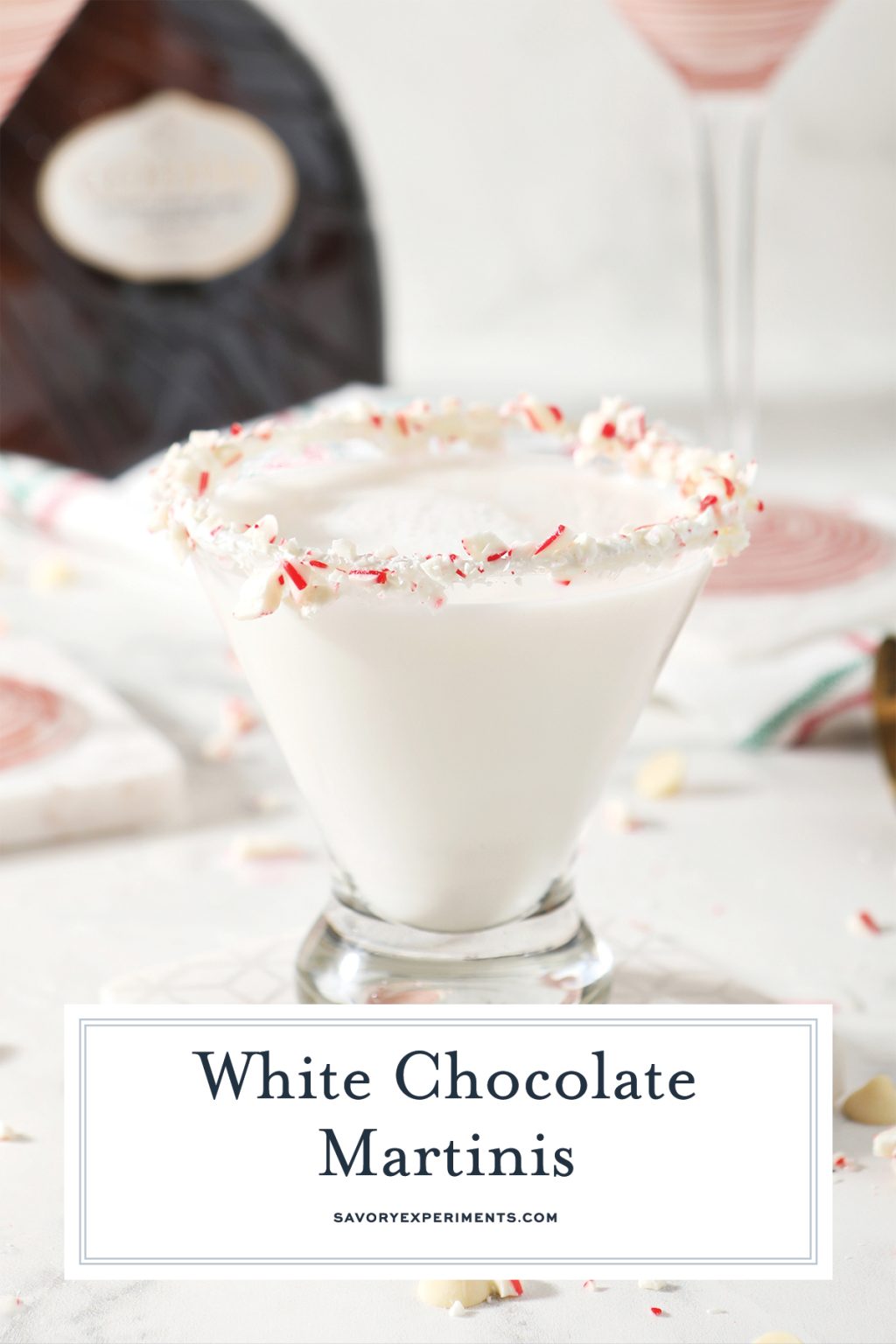 EASY White Chocolate Martini 4 Ingredients & Perfect for the Holidays!