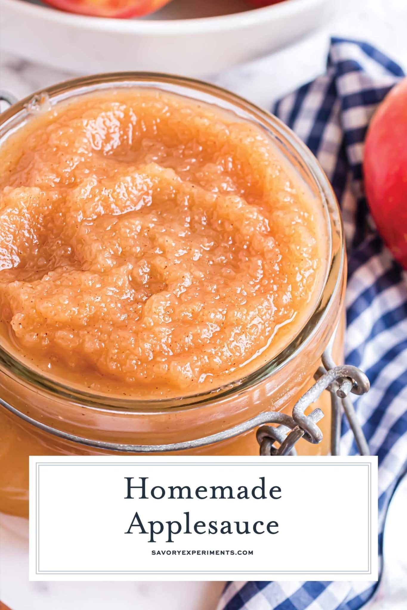Homemade Applesauce (Stovetop, Instant Pot, Slow Cooker & Microwave)