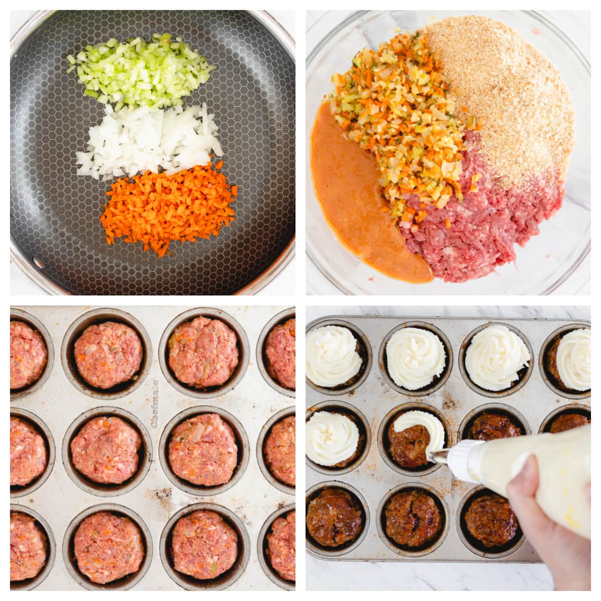 how to make meatloaf muffins 