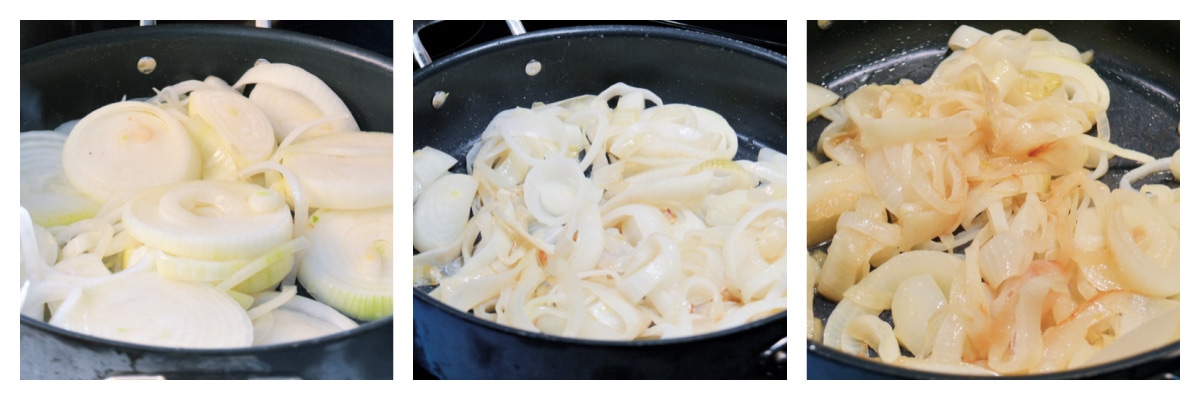 step-by-step instructions on how to caramelize onions 