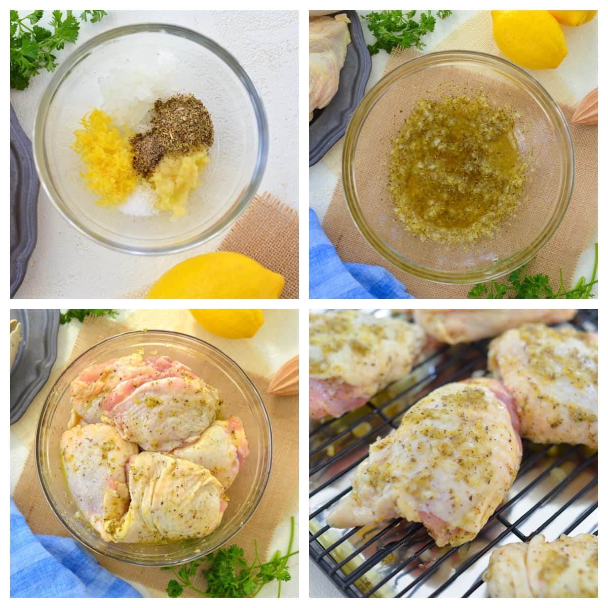 how to make baked chicken thighs 