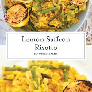 lemon saffron risotto recipe for pinterest