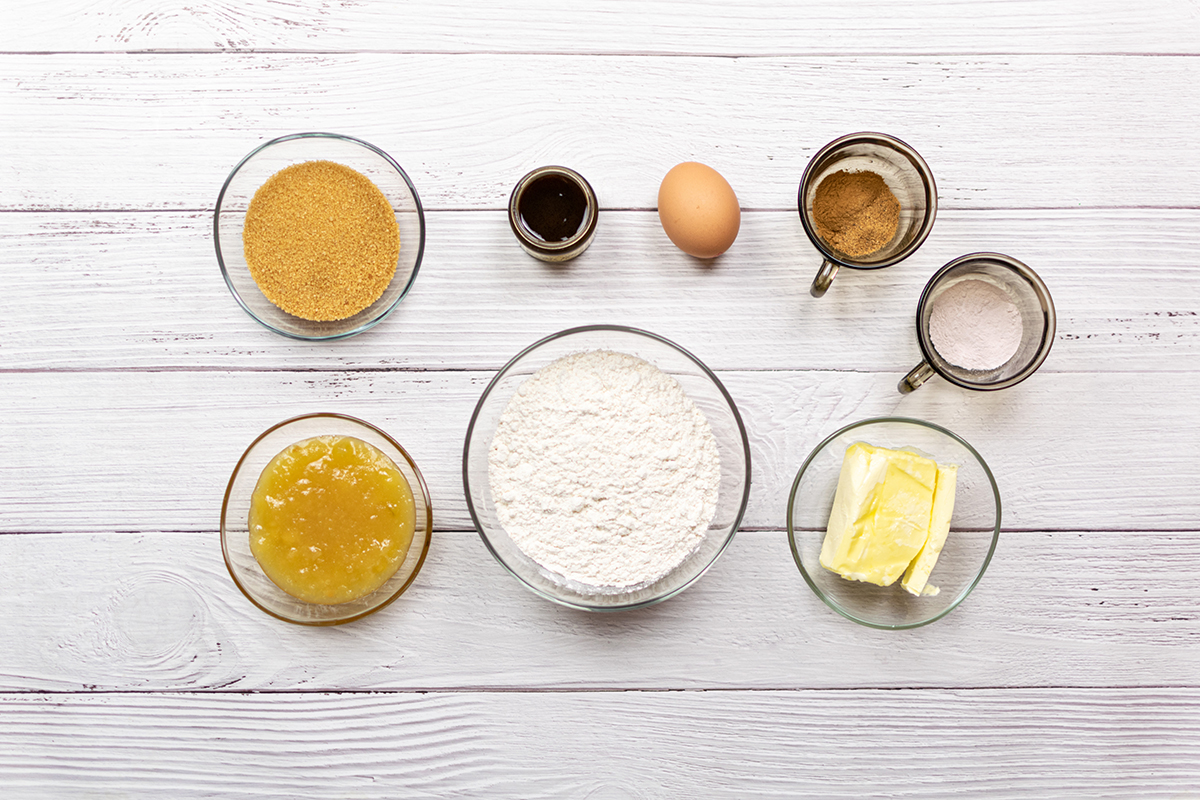 ingredients for applesauce cookies 