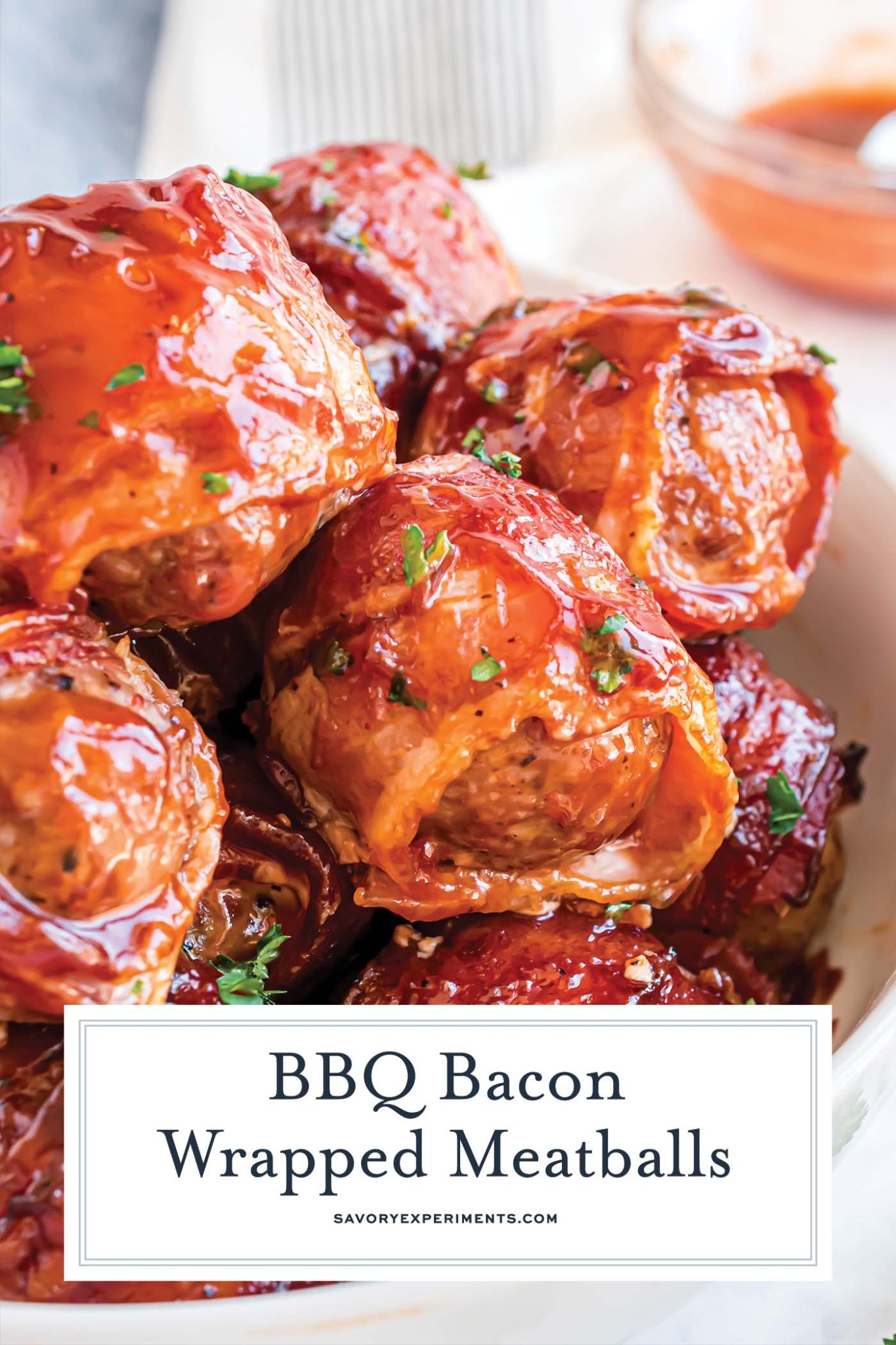 Tangy Bacon Wrapped Meatballs (Homemade & Short Cut)