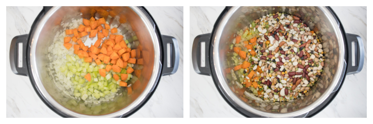 step-by-step photos of how to make 15 bean soup 