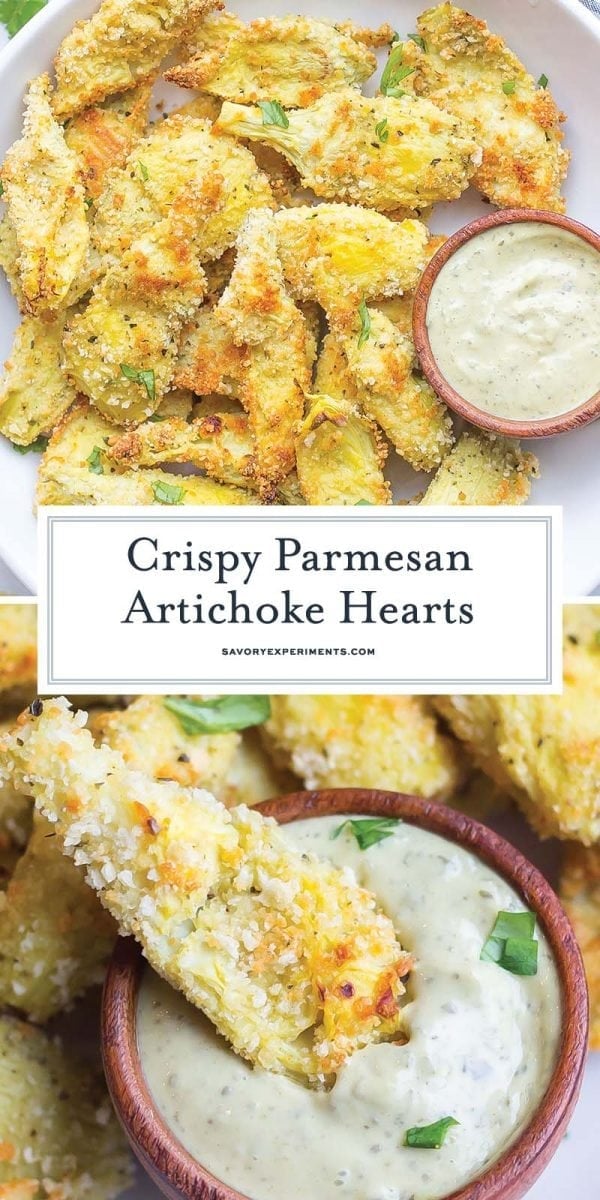 crispy parmesan artichoke hearts recipe for pinterest 