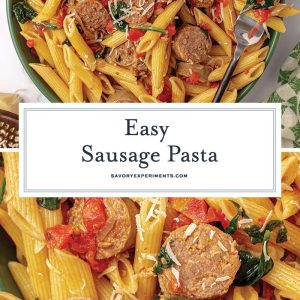 sausage pasta recipe for pinterest