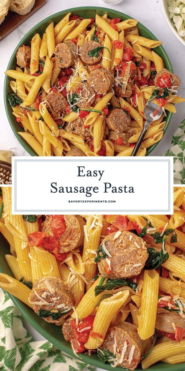 sausage pasta recipe for pinterest 