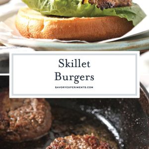 How to make Burger Patties in the Skillet (No Grill) - Savory Experiments