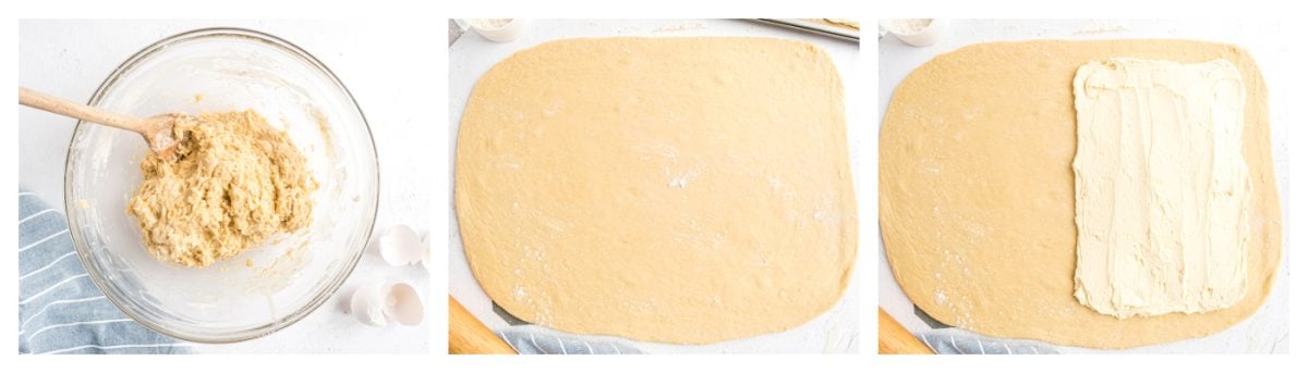 step-by-step images of how to laminate pastry dough