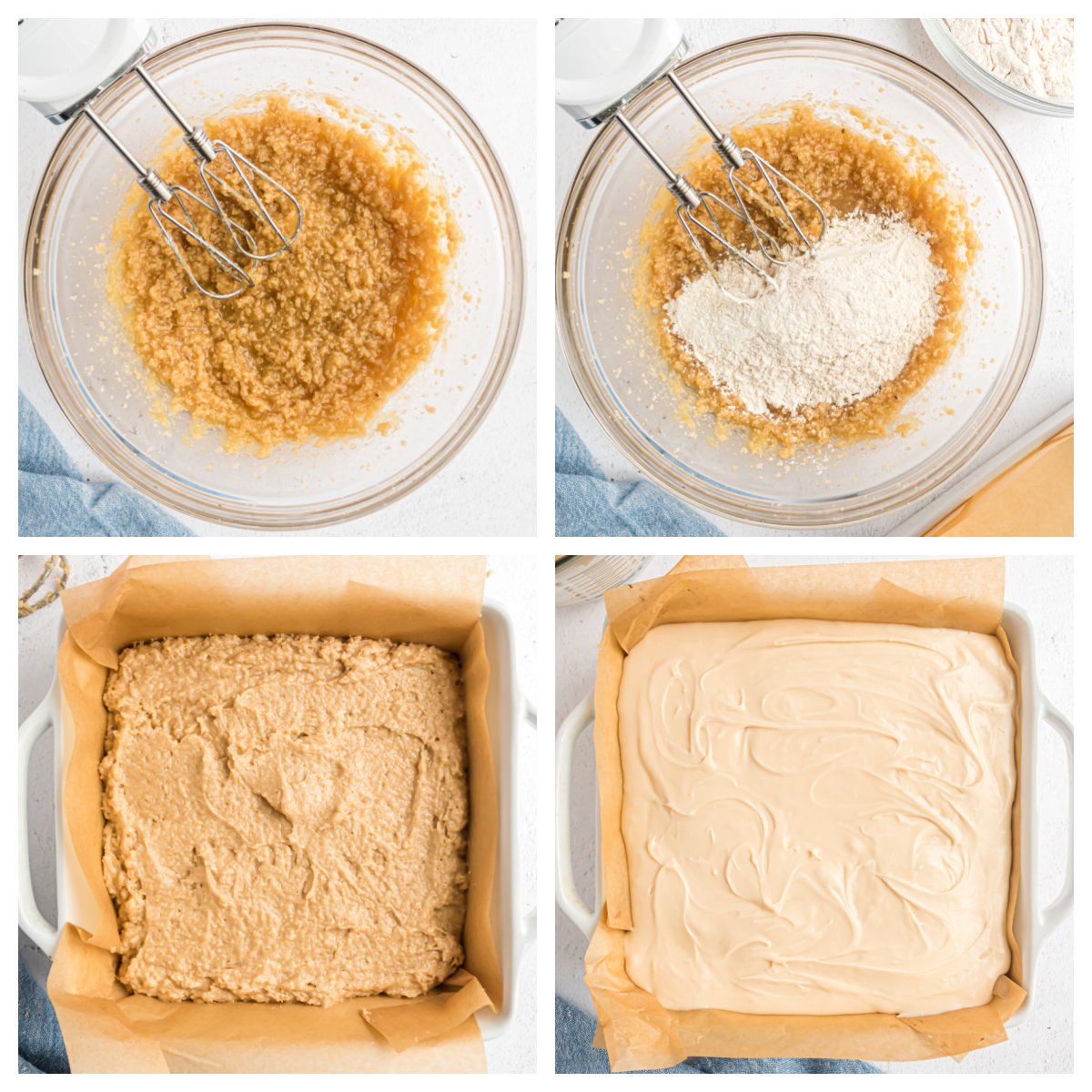 step-by-step images of how to make applesauce cake 