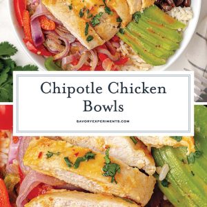 chipotle chicken bowl recipe for pinterest