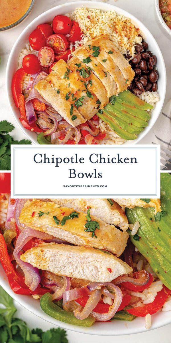 chipotle chicken bowl recipe for pinterest 