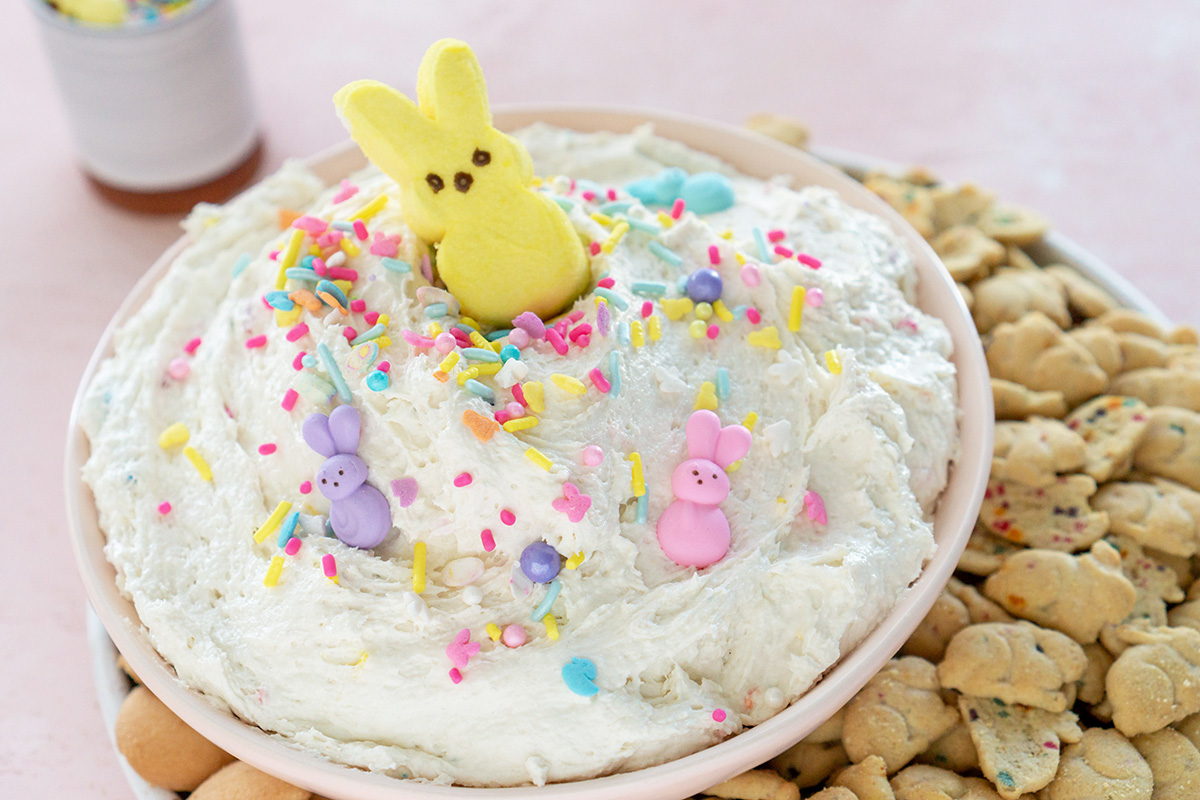 funfetti cake batter dip with