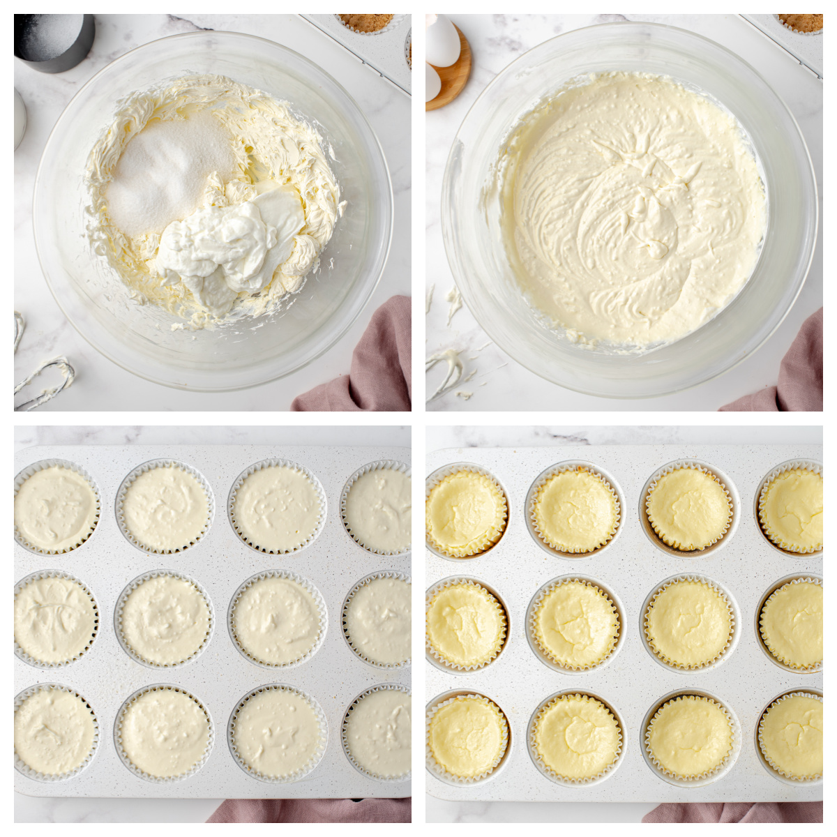 how to make a creamy cheesecake filling 