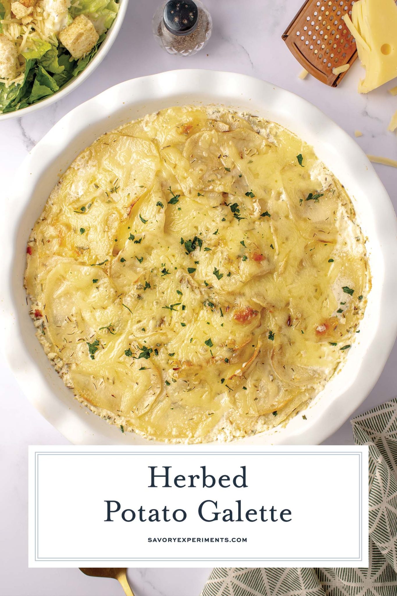 Potato Galette Herbed Cream Sauce & Swiss Cheese Potato Casserole