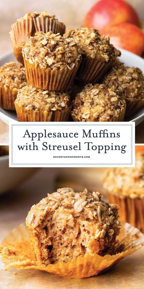 Applesauce Muffins with Streusel Topping for Pinterest 