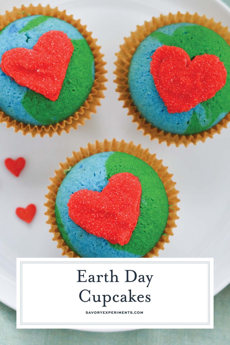 earth day cupcake recipe for pinterest