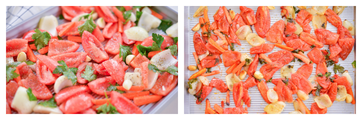 how to roast vegetables for soup 