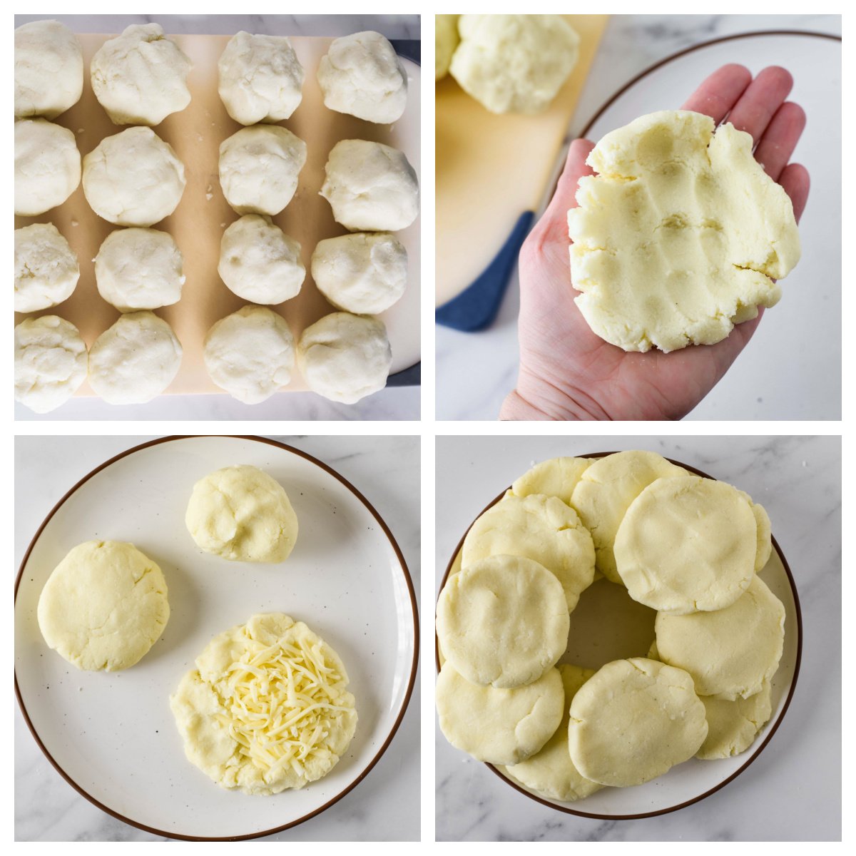 how to stuff arepas step-by-step images 